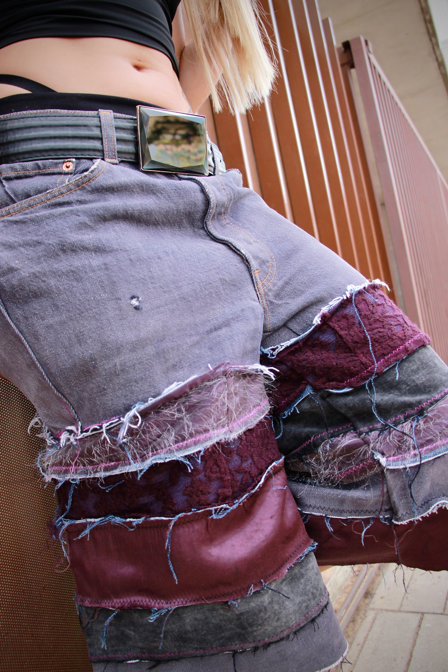 Purple TRA$$h_ Bermuda/Shorts