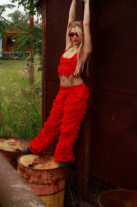 Fire tornado_ Pantalón/Vaquero